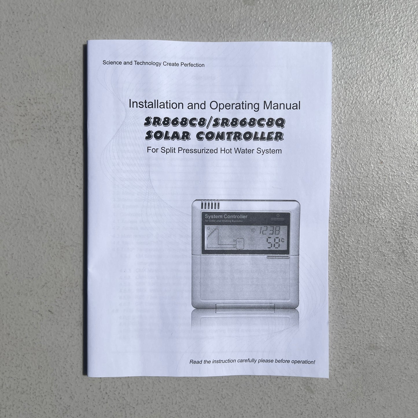 Solar System Controller SR868C8